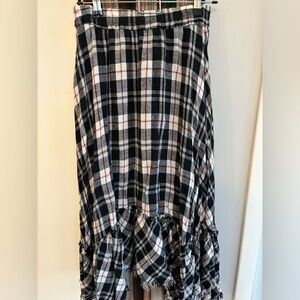 Zara plaid skirts size XS midi